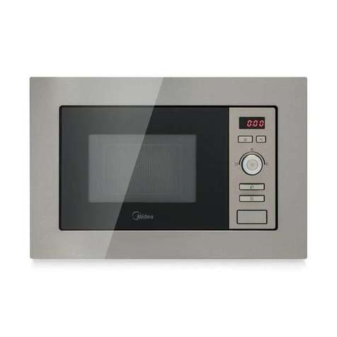 Встраиваемая микроволновая печь Midea AG820BJU-SS (Нержавеющая сталь)