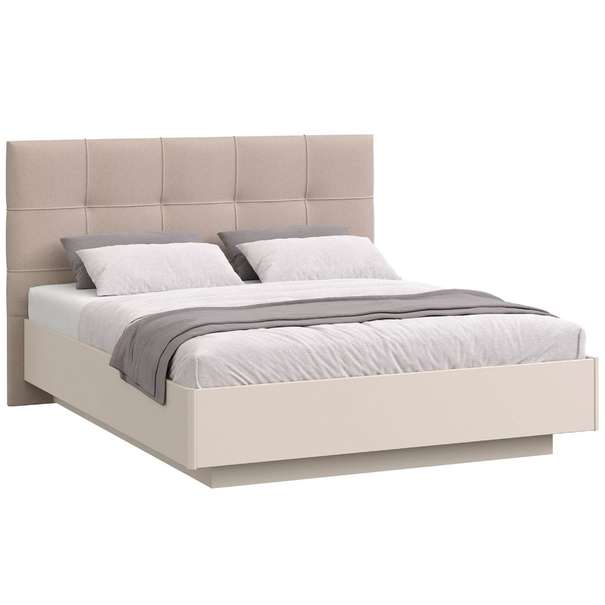 Кровать двуспальная Molle с подъемным механизмом 160х200 Soho беж