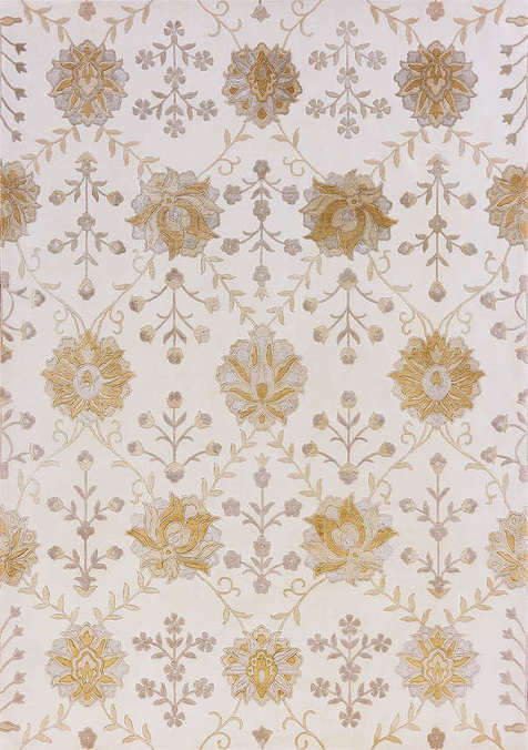 Китайский ковер из шерсти и шёлка «TIBET-07» MR-10BM-QT-07