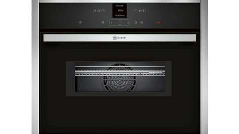 Компактный духовой шкаф с свч  Neff C17MR02N0 (Черный)
