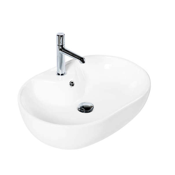 Раковина накладная BelBagno BB1151 60 см белая