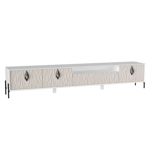 ЛД.440120.000 "Сити" Тумба ТВ 2100 (Белый/Кашмир М, исполнение 3)