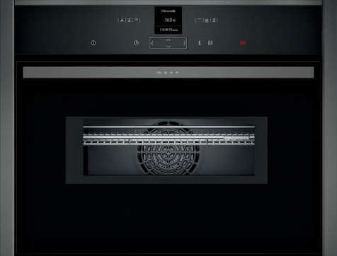 Компактный духовой шкаф с свч Neff C17MR02G0 (Графит)