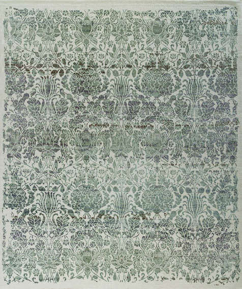 Непальский ковер из шерсти и шёлка «JABU SILK 60» C755-X555