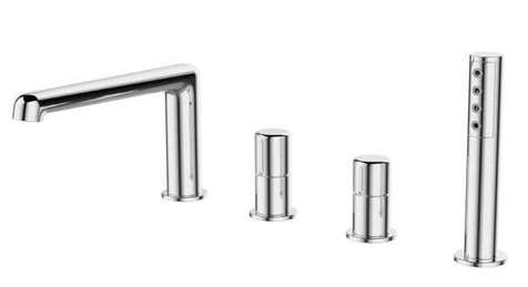 Смеситель для ванны с душевой лейкой BelBagno Uno UNO-BVD4-CRM хром