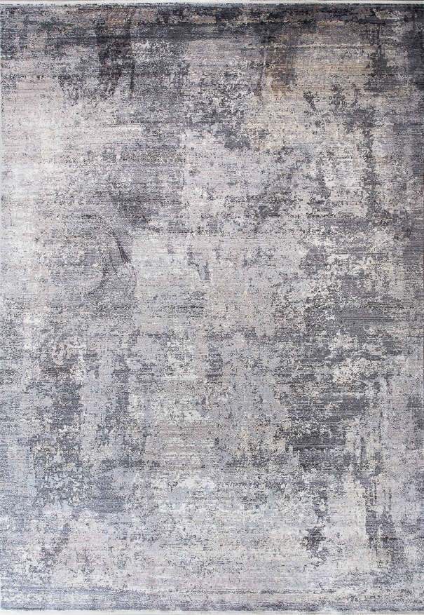 Турецкий ковер из эвкалиптового шёлка и шёлка «SALVATORE» Z332-A-HBDGRY-BRN-BGE