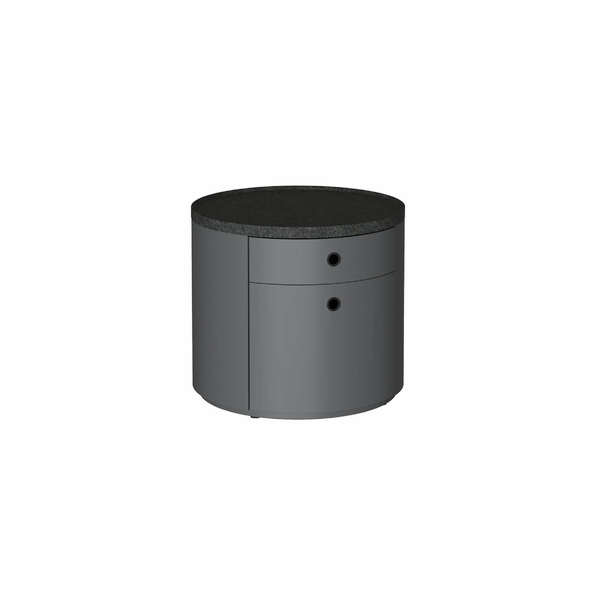 ЛД 676.170.000 "Эклипс" Тумба прикроватная низкая (Оникс Серый)