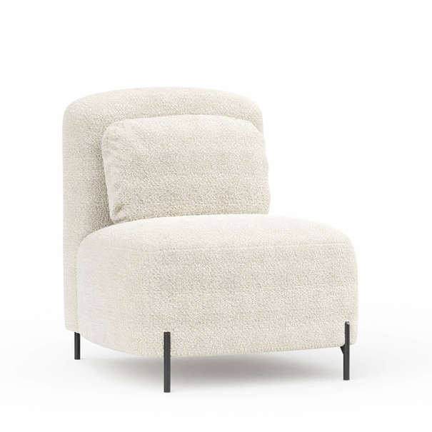 Оливия Кресло (Молочный, ткань IPEKS 7068 7651)