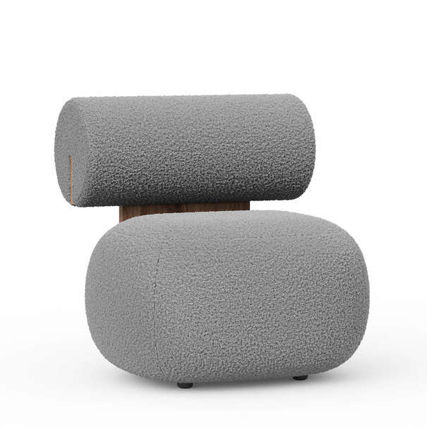 Осло Кресло (Дуб Кастелло/Светло-серый, ткань Romeo 06)