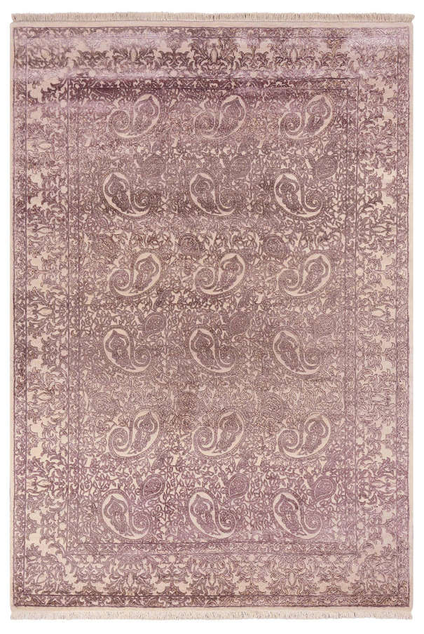 Индийский ковер из шерсти и арт-шёлка «SILK PATINA» AL101-COLOR4