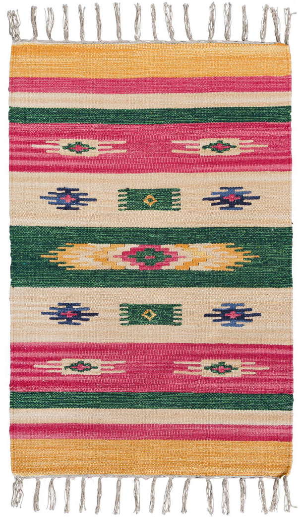 Индийский ковер из хлопка «KILIM COTTON» CT203-MIX