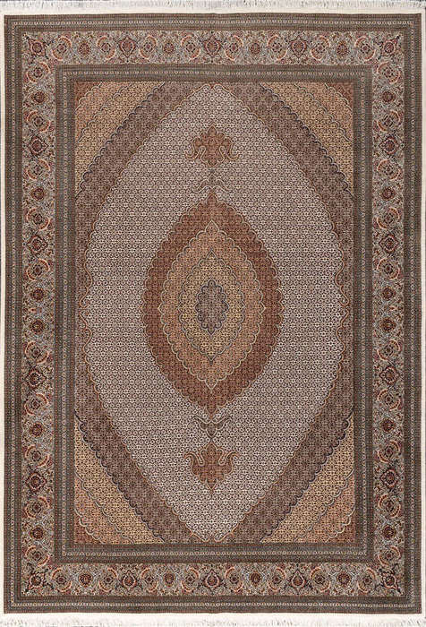 Иранский ковер из шерсти и шёлка «TABRIZ MAHI» 12-216-IR