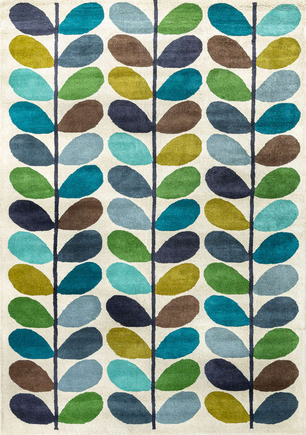 Индийский ковер из шерсти «ORLA KIELY» Multi Stem 59507