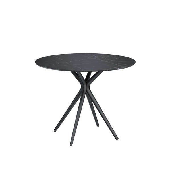 Стол обеденный 1000*1000 (Мрамор чёрный М04) ЛД.451.380.000