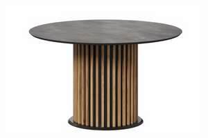 ЛД 451.350.000 Стол "Capri" (Тёмно-серый/Чёрный)