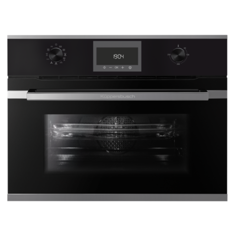 Компактный духовой шкаф с свч Kuppersbusch CBM 6330.0 S3 Silver Chrome