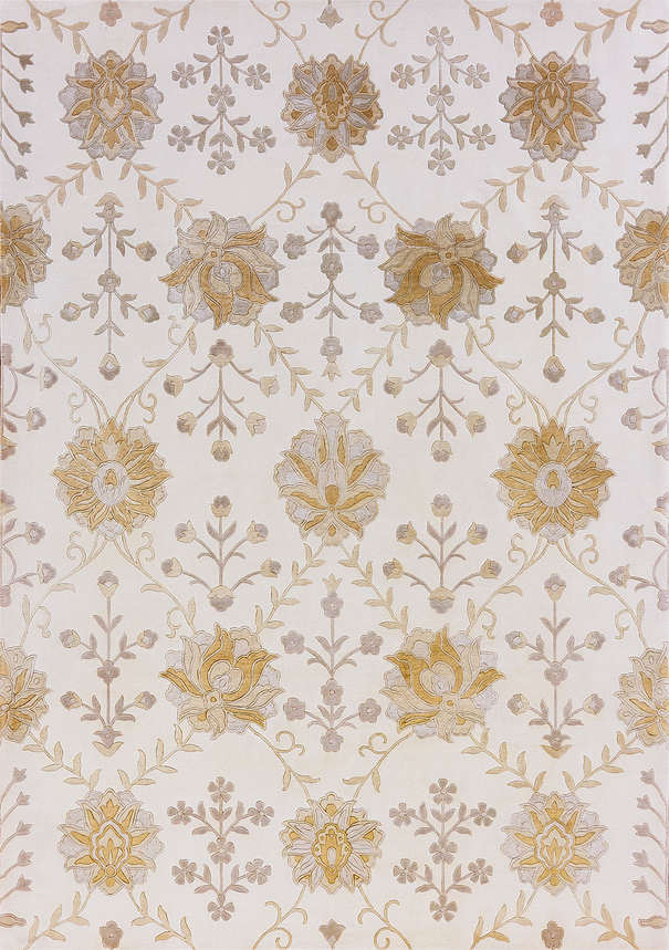 Китайский ковер из шерсти и шёлка «TIBET-07» MR-10BM-QT-07