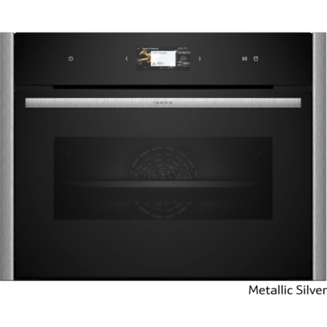 Компактный духовой шкаф с пароваркой Neff C29FS3AY0 Metallic Silver (Серебристый металлик)