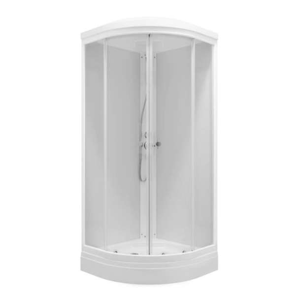 Душевая кабина Triton Ультра 90х90 Щ0000061843 стекло прозрачное, профиль белый