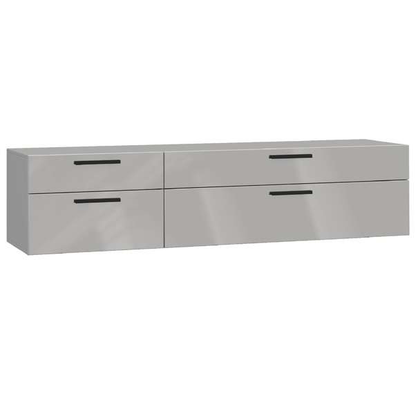 Тумба навесная под телевизор Chelsea серая Chelsea серая