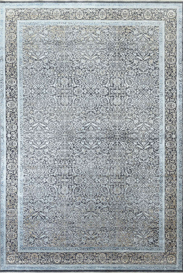 Турецкий ковер из эвкалиптового шёлка и шёлка «SALVATORE APARTMENT» DG88A-GRE-YEL