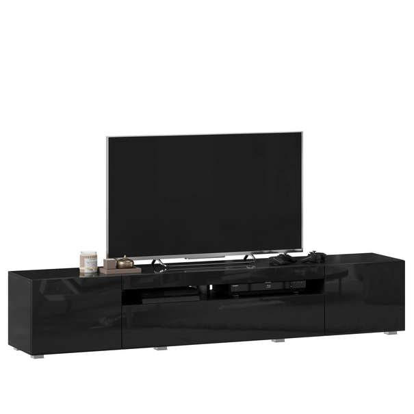 ЛД 685.030.000 А "Бруклин" Тумба ТВ 2000 (Черный глянец М, исполнение 3)