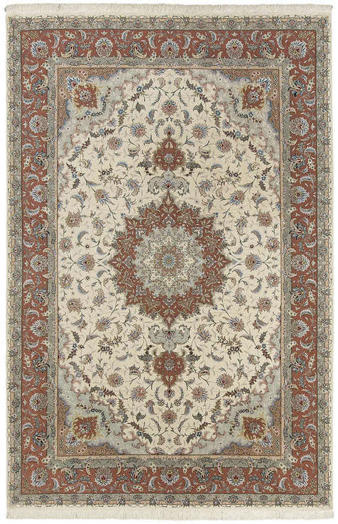 Иранский ковер из шерсти и шёлка «TABRIZ IR» 12-273-IR