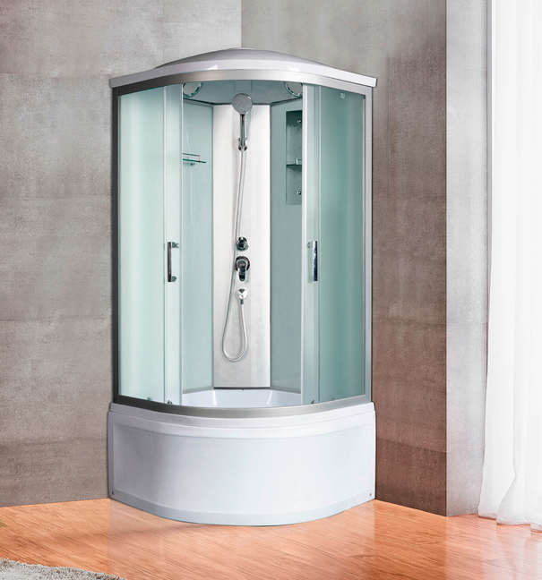 Душевая кабина River Desna 90/44 MT стекло матовое, профиль хром матовый
