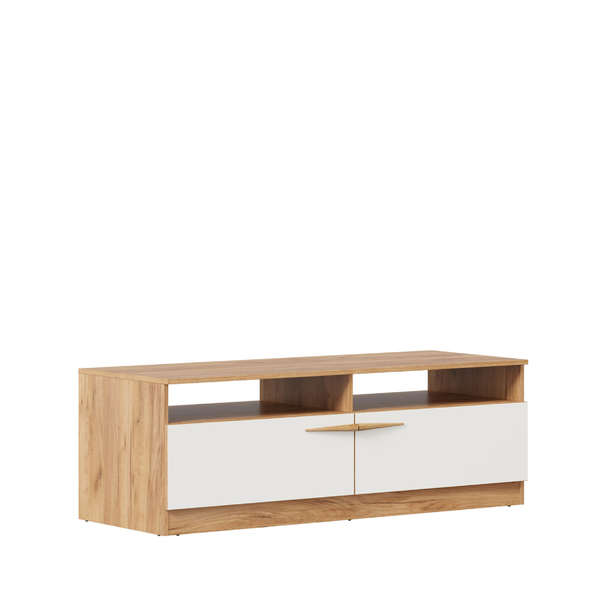 Аравия Тумба ТВ 1400 Дуб Золотой/Белый