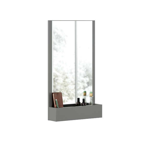 Флекс Зеркало навесное Оникс Серый