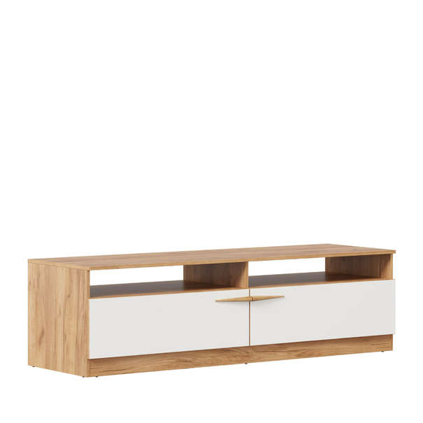 Аравия Тумба ТВ 1700 Дуб Золотой/Белый