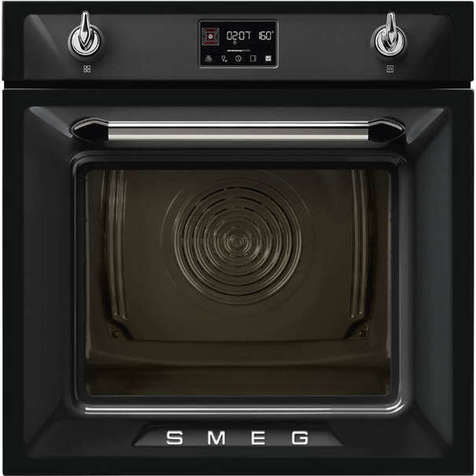 Электрический духовой шкаф с паром Smeg SOP6902S2PN (Черный)