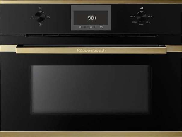 Встраиваемая микроволновая печь Kuppersbusch CM 6330.0 S4 Gold (Черный)