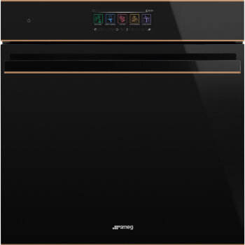 Электрический духовой шкаф с паром Smeg SO6606S4PNR (Черный)