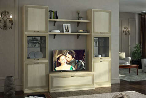 Гостиная Адажио с фасадом под дерево (5.3)