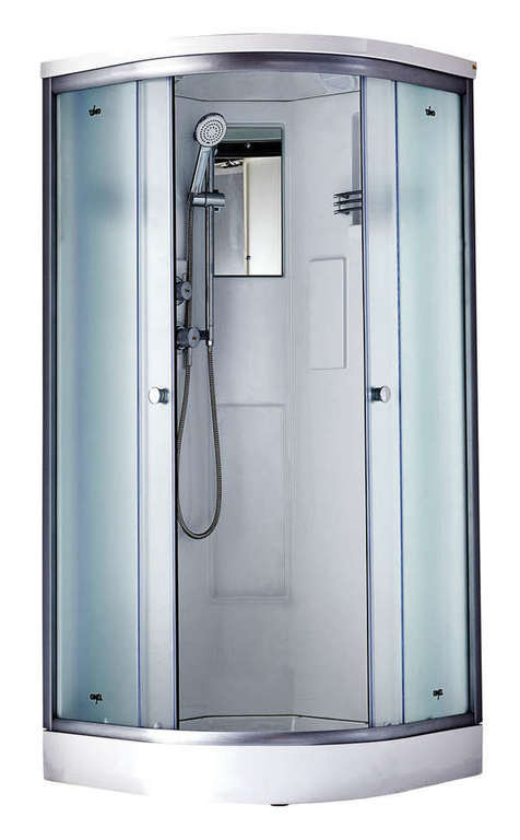 Душевая кабина Timo Standart 90х90 Т-5509 стекла матовые, профиль хром