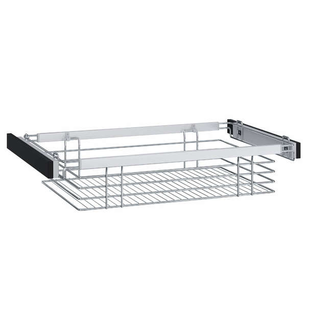 Сити Корзина выдвижная для белья 90.ХХ.58 (Чёрный матовый)