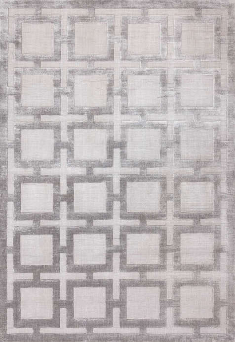 Индийский ковер из арт-шёлка и хлопка «EATON RUG» SAND