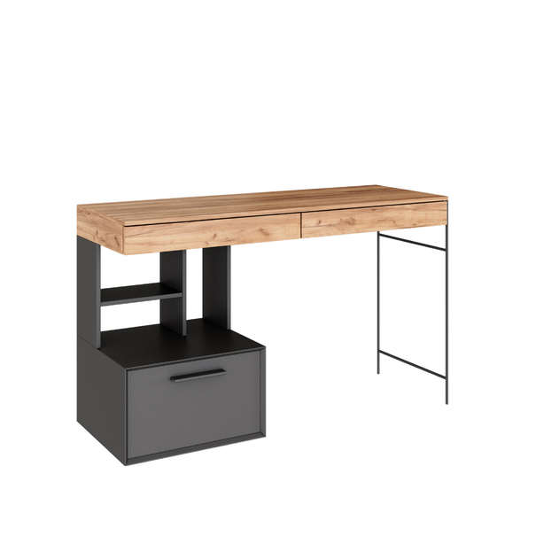 ЛД 408.080.000 "Неаполь" Стол (Черный/Дуб Золотой)