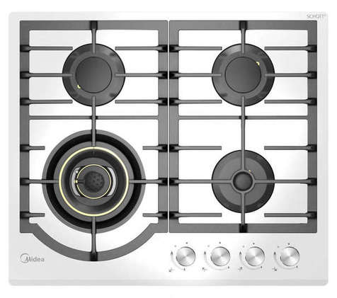 Газовая варочная панель MIDEA MG696V (Черный)