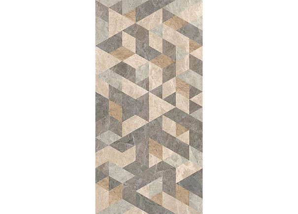 Керамогранит Vitra K951329LPR Marmostone Декор Микс Гео 60x120