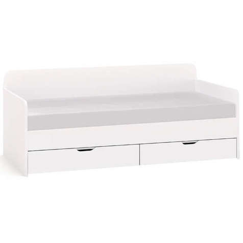 Кровать-диван (900мм)+ящик G3A Rimini белая