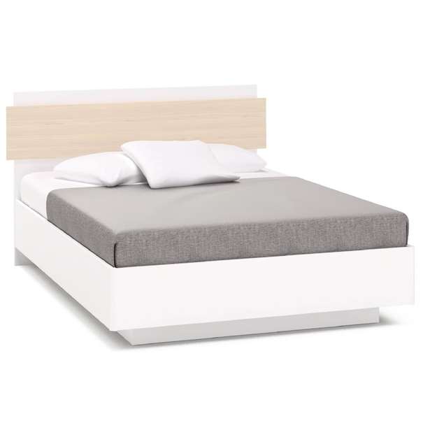 Кровать полутораспальная Chelsea,Rimini белая с подъемным механизмом 140х200 Rimini белая