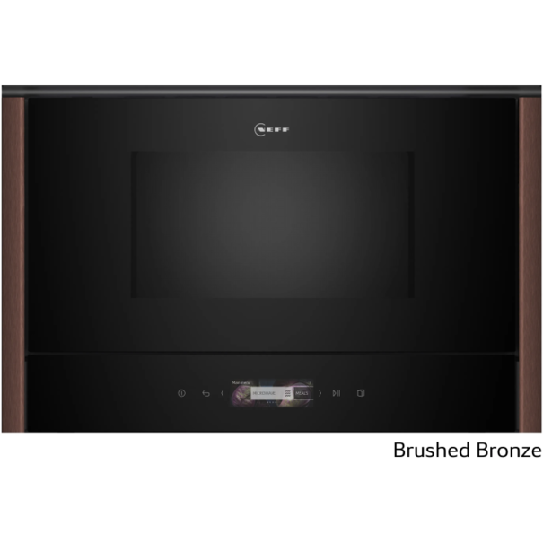 Встраиваемая микроволновая печь Neff NR9WR21Y1 Brushed Bronze (Матовая бронза)