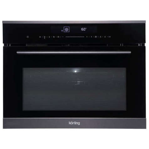 Электрический духовой шкаф с свч KORTING OKB 3250 GNBX MW (Черный)