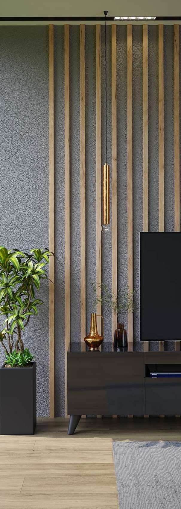 ЛД 425.040.000 "Штапик" Панель стеновая (Дуб Вотан, Комплект 6 шт)