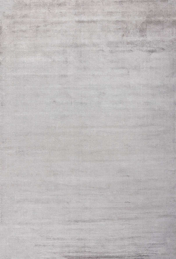 Индийский ковер из шерсти и арт-шёлка «MURUGAN» PLAIN-GRY-WAR-BN08/D106