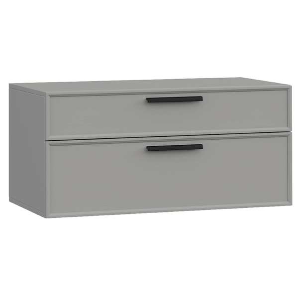 Тумба навесная под телевизор Rimini серая Rimini серая