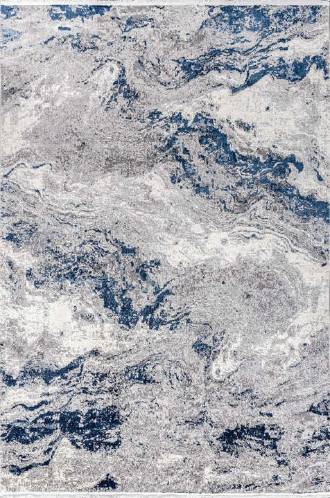 Турецкий ковер из полипропилена и полиэстера «AXEL» 8694-CRE-BLU