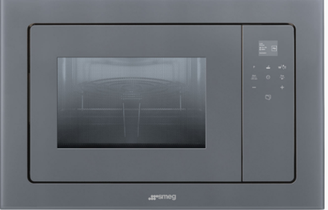 Встраиваемая микроволновая печь Smeg FMI120S2 (Серебристый)